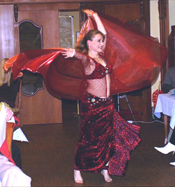 Rhumba mit 2 Schleiern
